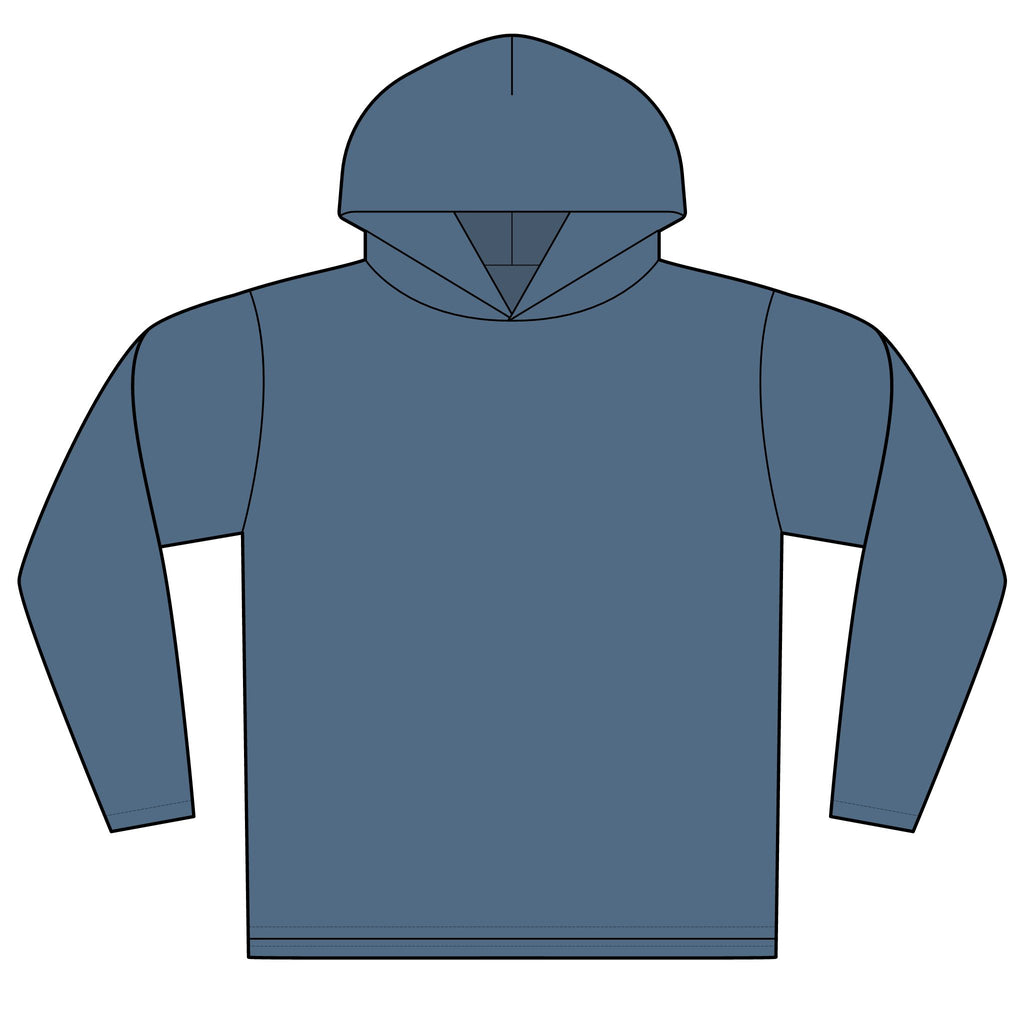 Reel Men Fishing Hoodie — Gold Angler Graphic Pullover